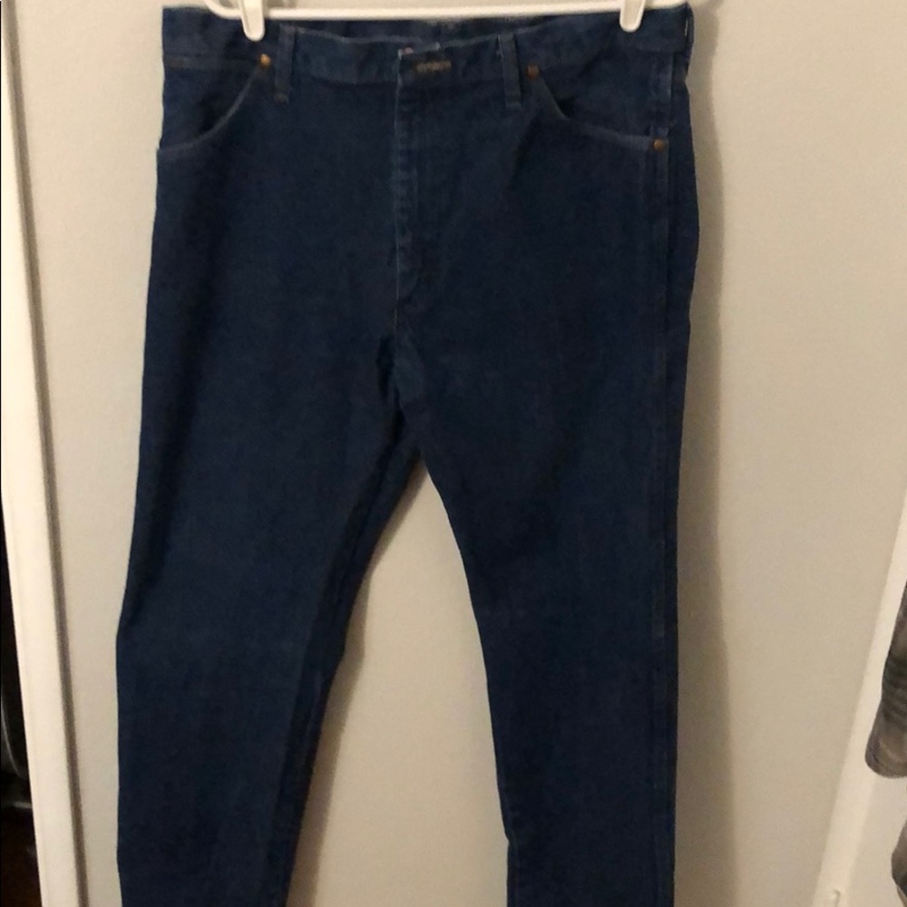 WRANGLER MEN'S ORIGINAL FIT PREWASHED JEANS